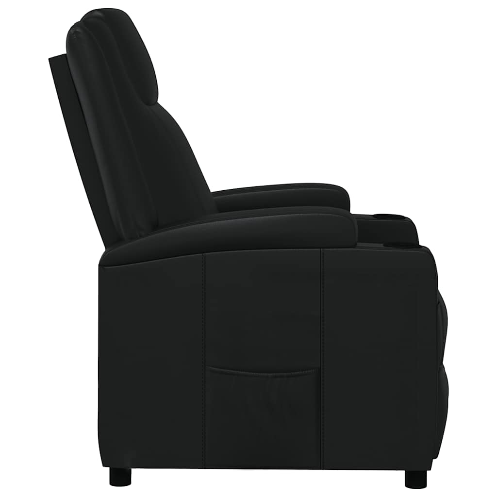 Relaxsessel Schwarz Kunstleder