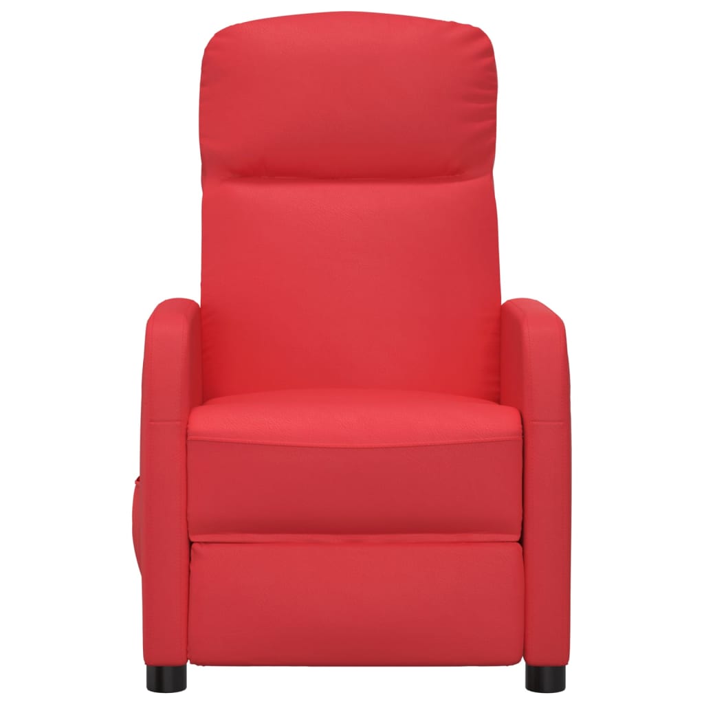 Relaxsessel Rot Kunstleder