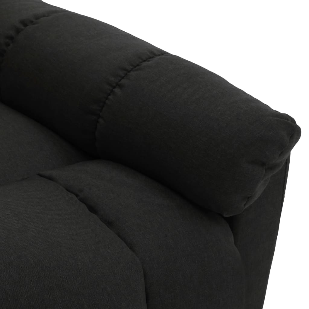 Relaxsessel Verstellbar Schwarz Stoff