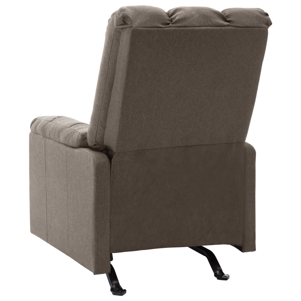 Relaxsessel Verstellbar Braun Stoff