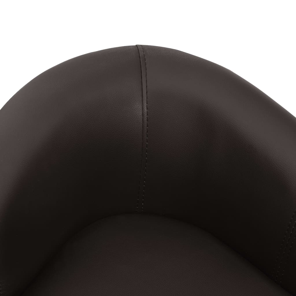 Dog sofa brown 67x41x39 cm artificial leather
