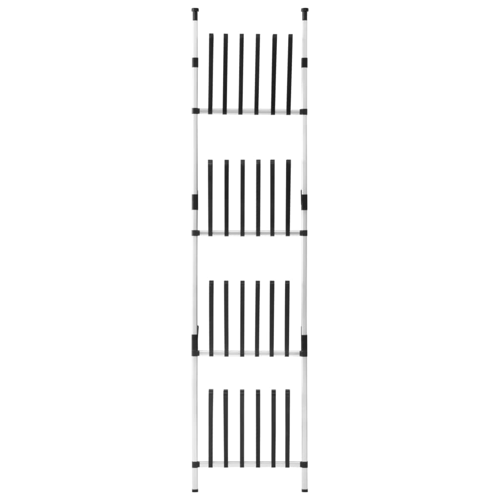 Telescopic boot rack with aluminum rods