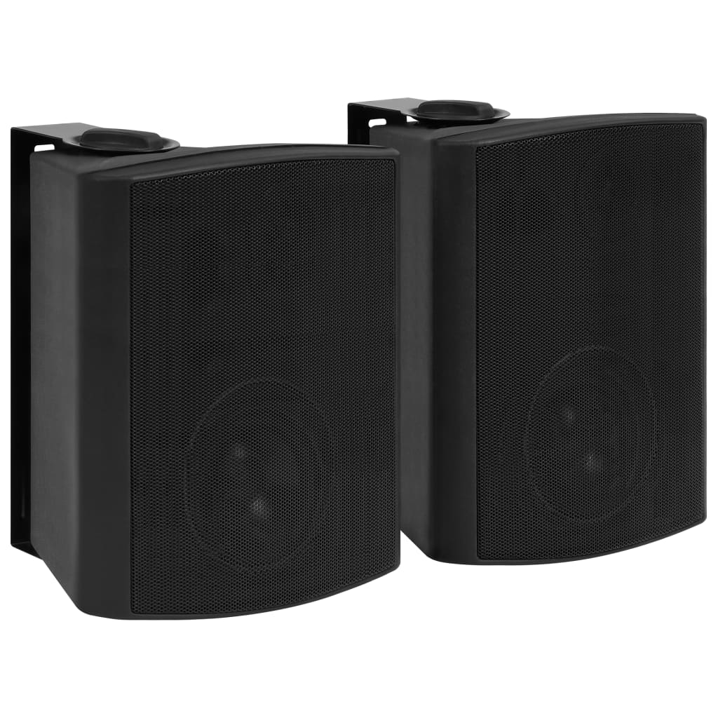Wandlautsprecher Stereo 2 Stk. Schwarz Indoor Outdoor 120 W