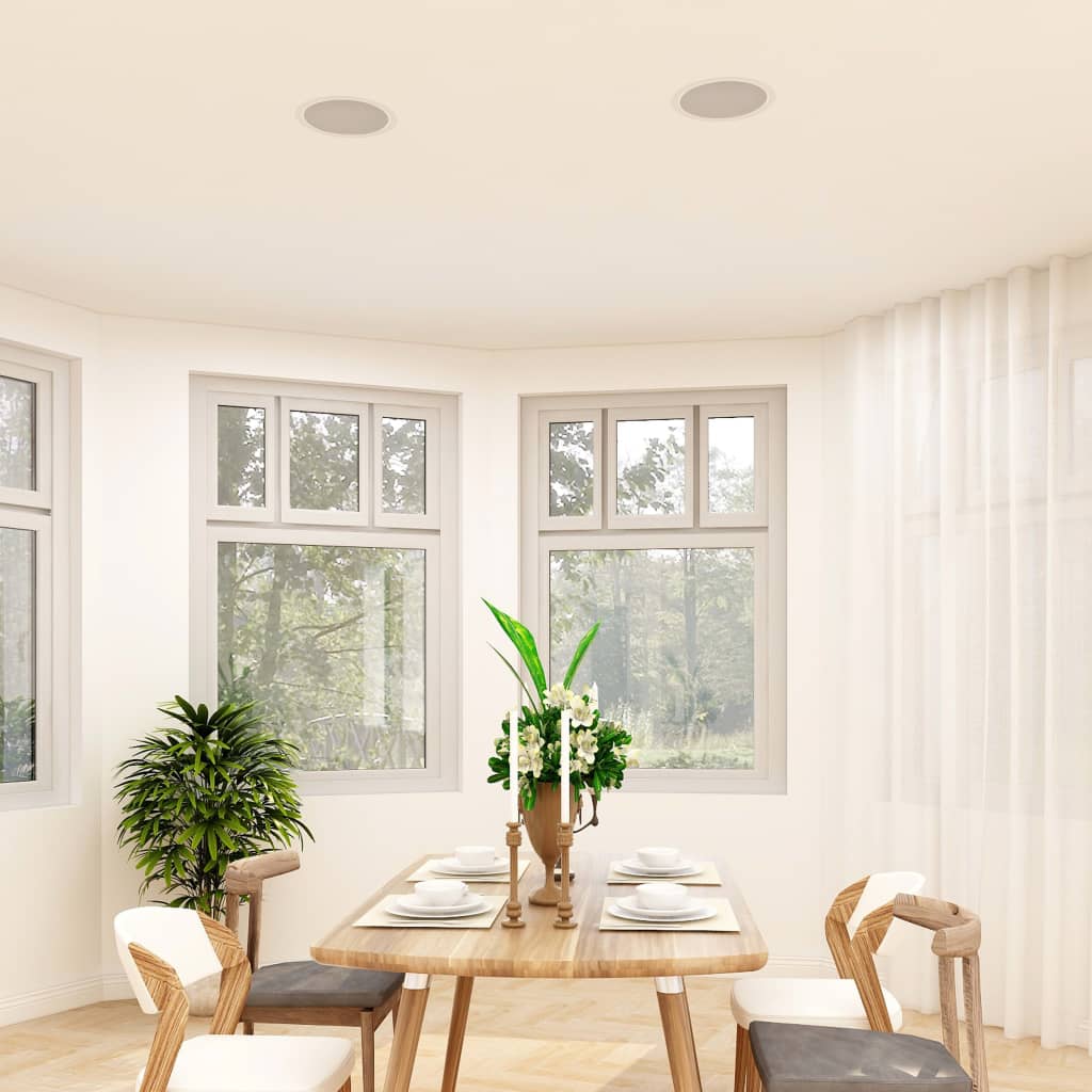 Einbaulautsprecher für Decke und Wand 2 Stk. 120 W