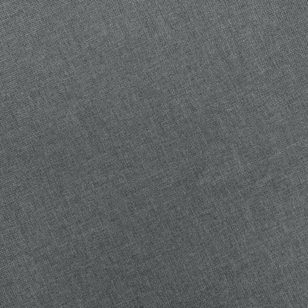Fauteuil de massage avec tabouret en tissu gris clair