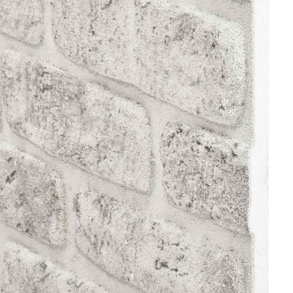 3D-Wandpaneele 10 Stk. Hellgrau Backstein-Optik EPS