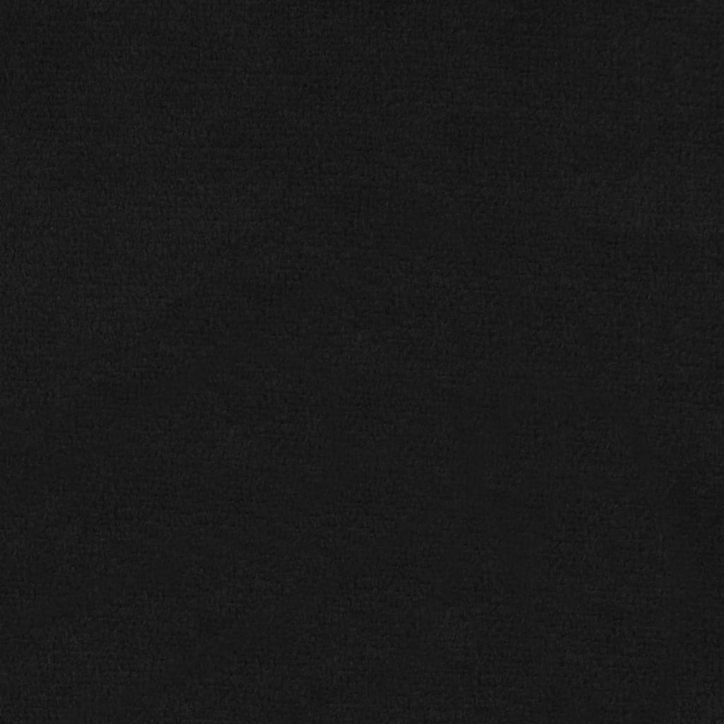 Esszimmerstühle 2 Stk. Schwarz Samt
