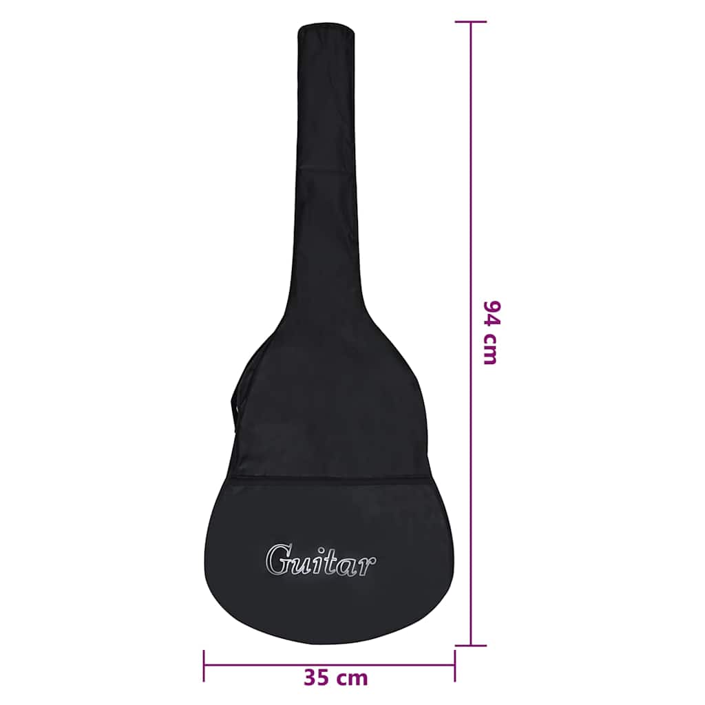Klassikgitarre für Anfänger und Kinder mit Tasche Blau 1/2 34