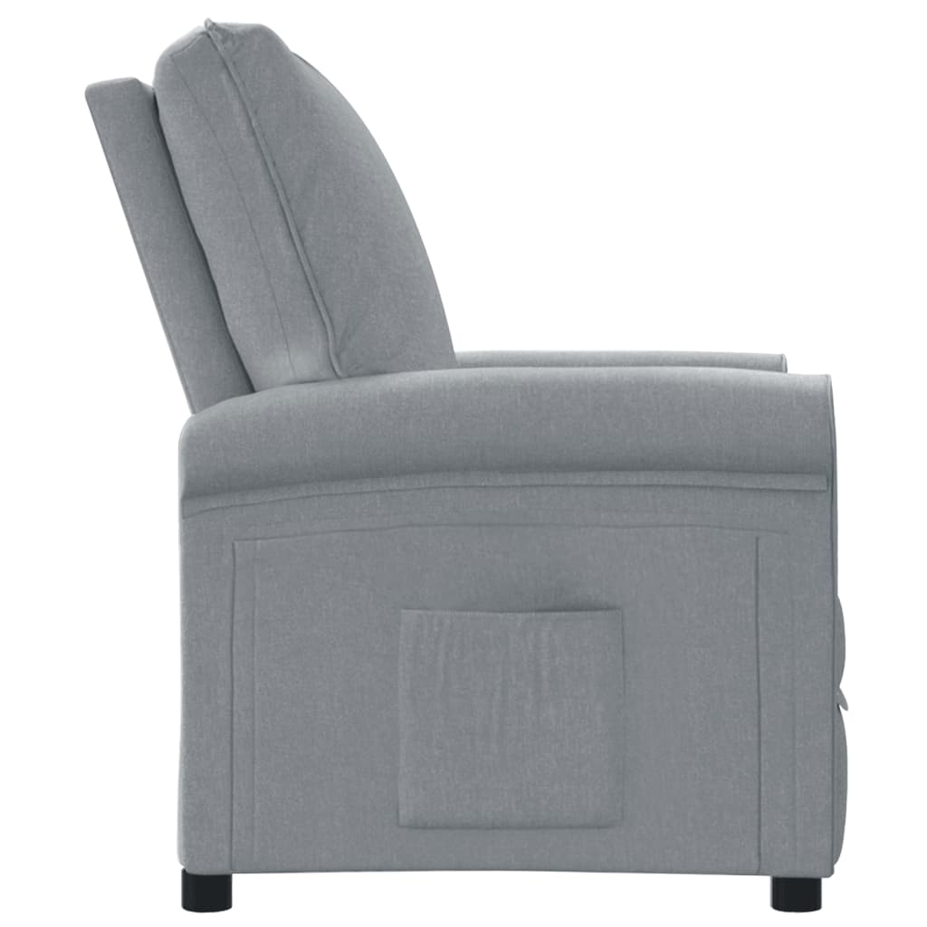 Relaxsessel Hellgrau Stoff