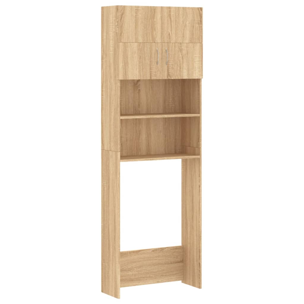 Waschmaschinenschrank-Set Sonoma-Eiche Holzwerkstoff