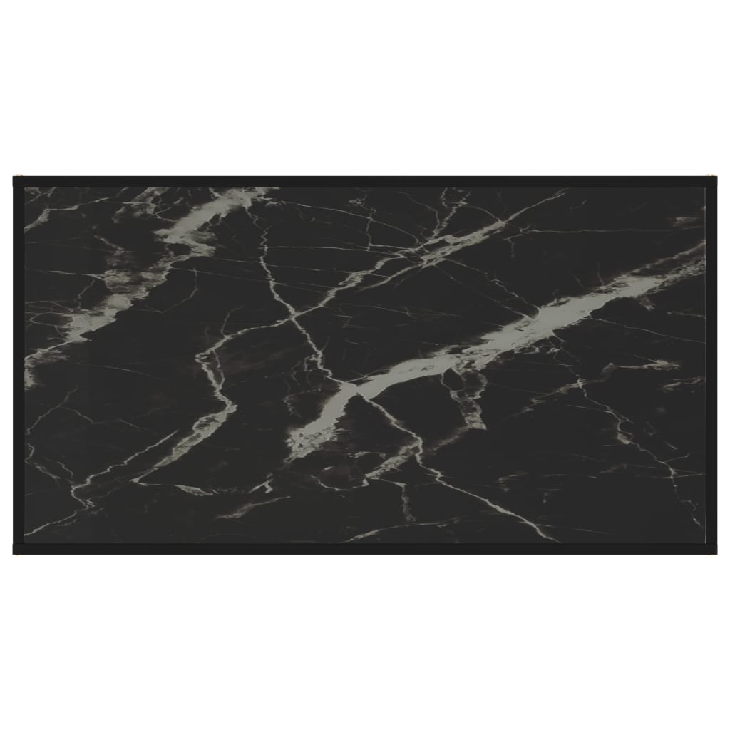 Couchtisch Schwarz 120x60x35 cm Hartglas