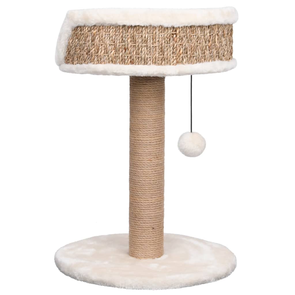 Cat tree with scratching post 49 cm seagrass