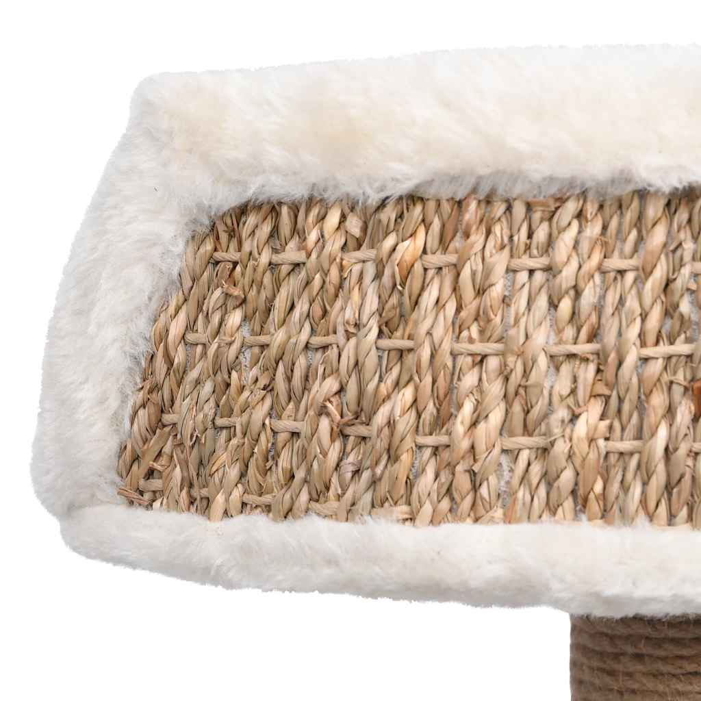 Cat tree with scratching post 49 cm seagrass