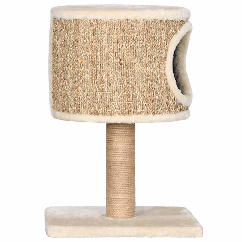 Cat scratching post with cat cave 52 cm seagrass