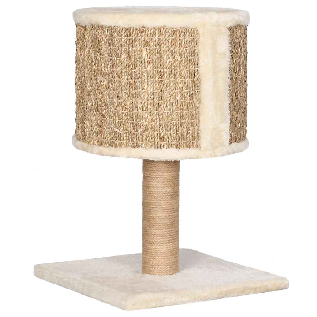 Cat scratching post with cat cave 52 cm seagrass