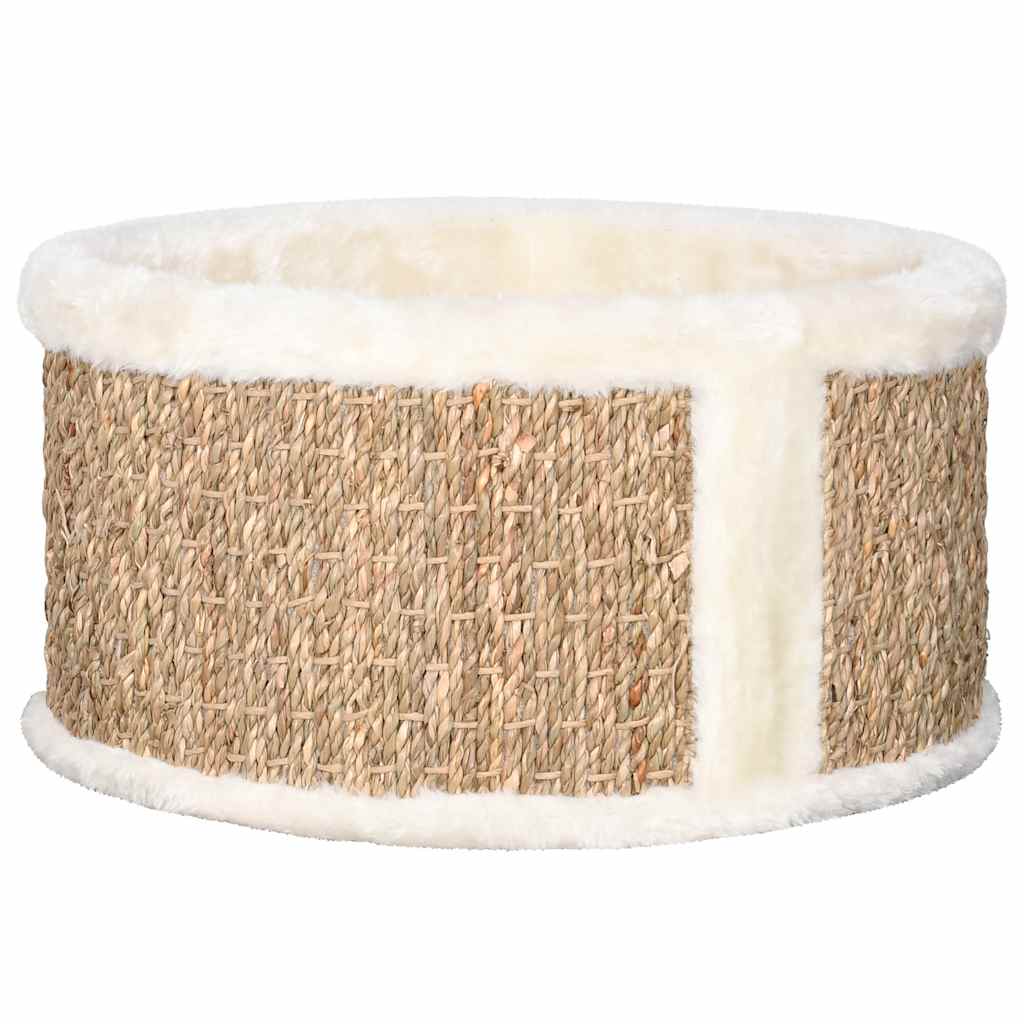 Panier pour chat rond 36 cm en jonc de mer