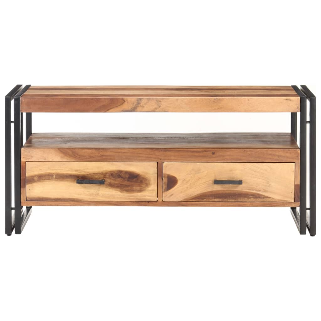 Couchtisch 100x55x45 cm Massivholz Akazie