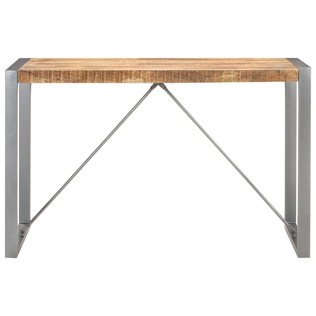Esstisch 120x60x75 cm Raues Mango-Massivholz