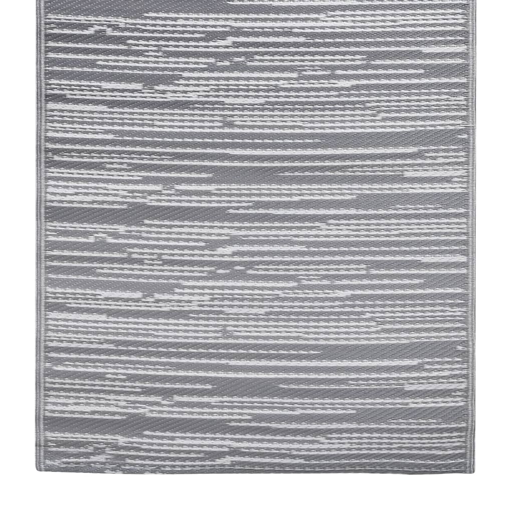 Outdoor-Teppich ARAKIL Grau 160x230 cm PP