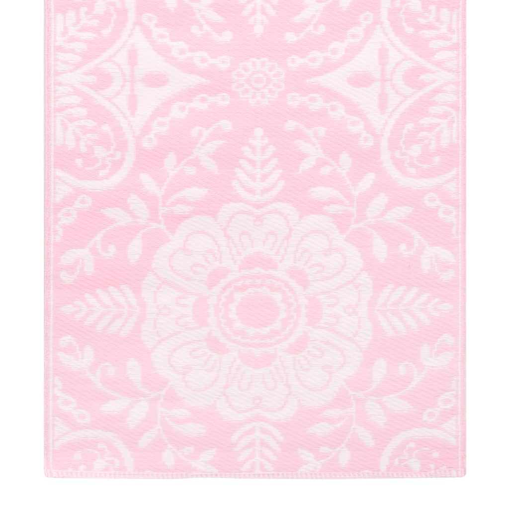 Outdoor-Teppich ARAKIL Rosa 80x150 cm PP