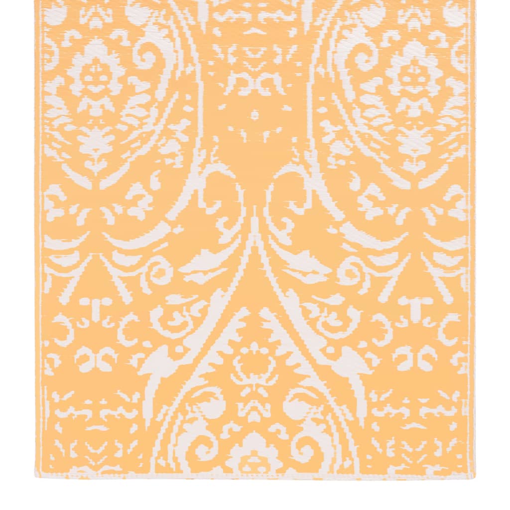 Outdoor-Teppich ARAKIL Orangefarben und Blau 80x150 cm PP