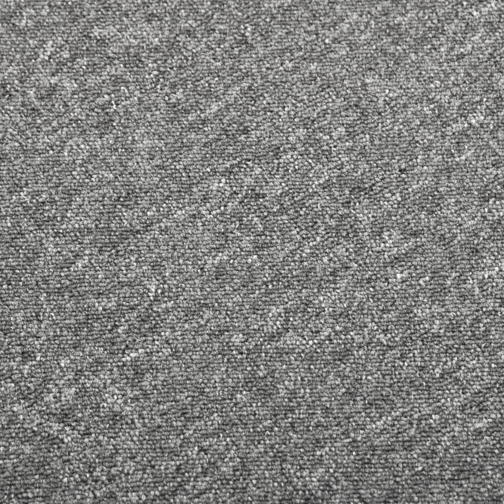 Dalles de moquette 20 pièces 5 m² 50x50 cm gris