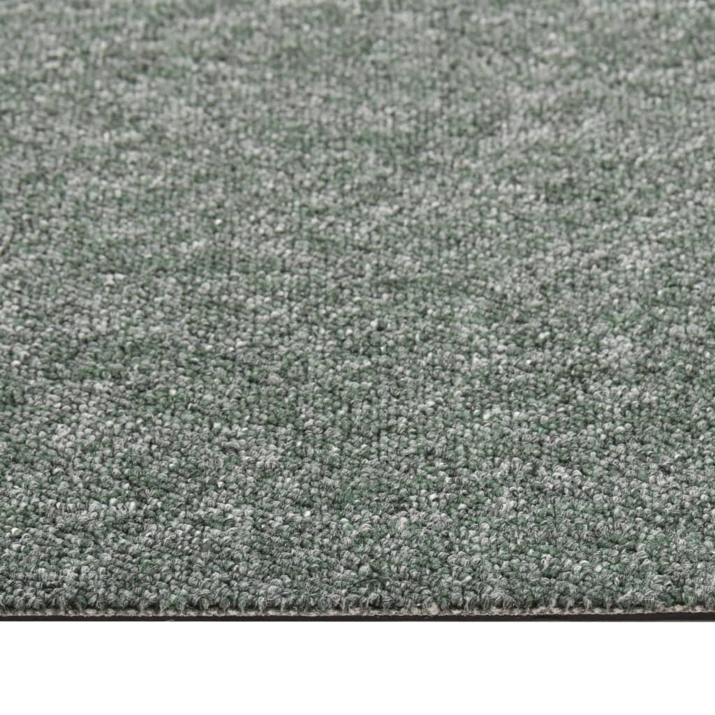 Dalles de moquette 20 pièces 5 m² 50x50 cm Vert