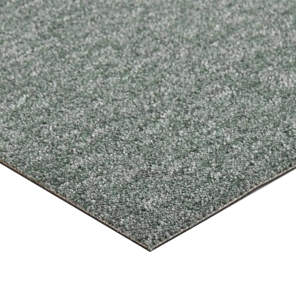 Dalles de moquette 20 pièces 5 m² 50x50 cm Vert