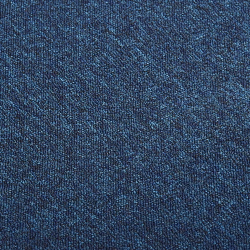 Dalles de moquette 20 pièces 5 m² 50x50 cm bleu foncé