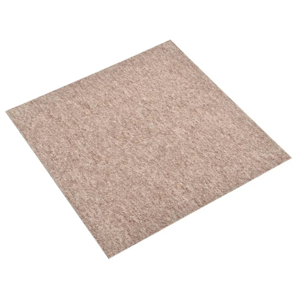 Dalles de moquette 20 pièces 5 m² 50x50 cm beige