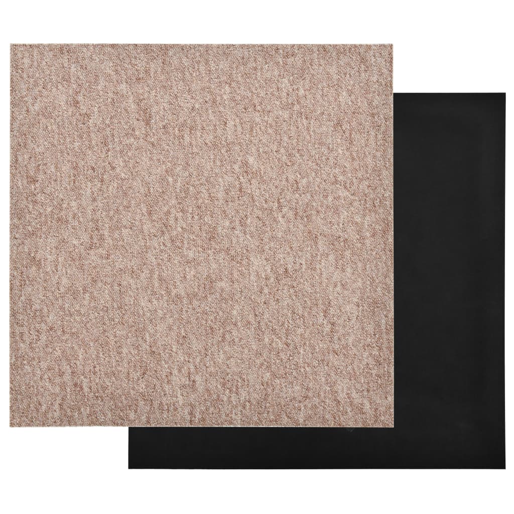 Dalles de moquette 20 pièces 5 m² 50x50 cm beige