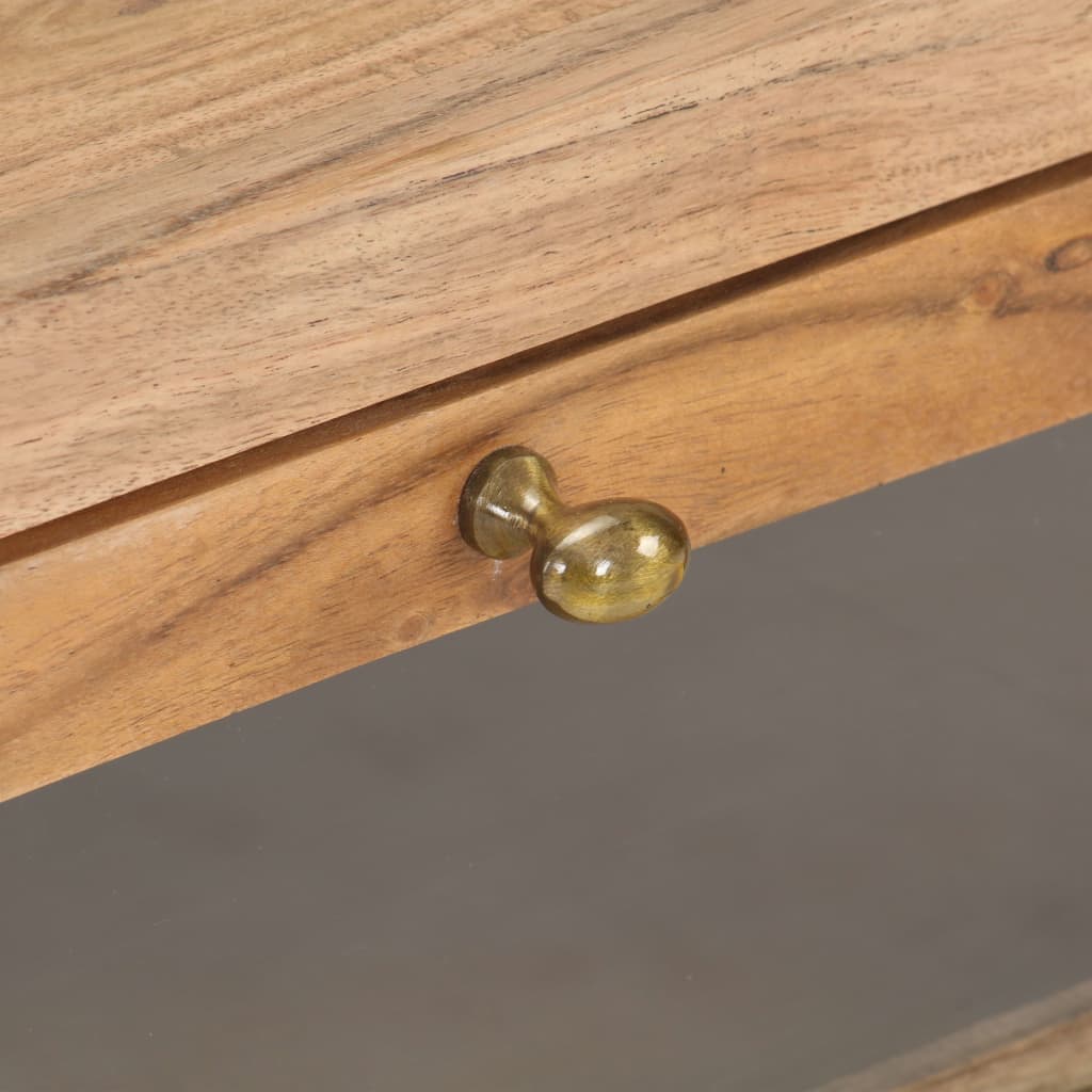 Table basse 90x60x40 cm en bois d'acacia massif