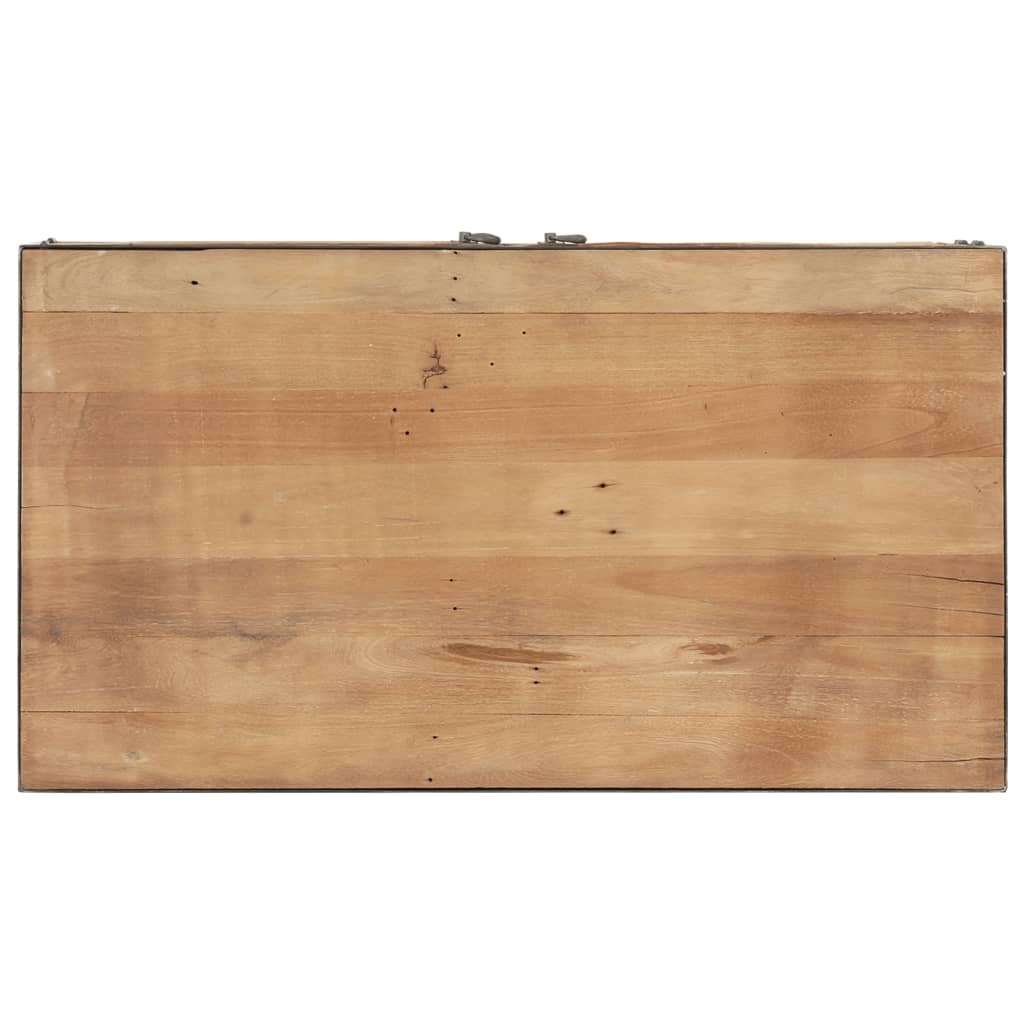 Table basse 90x50x39 cm en bois massif de récupération
