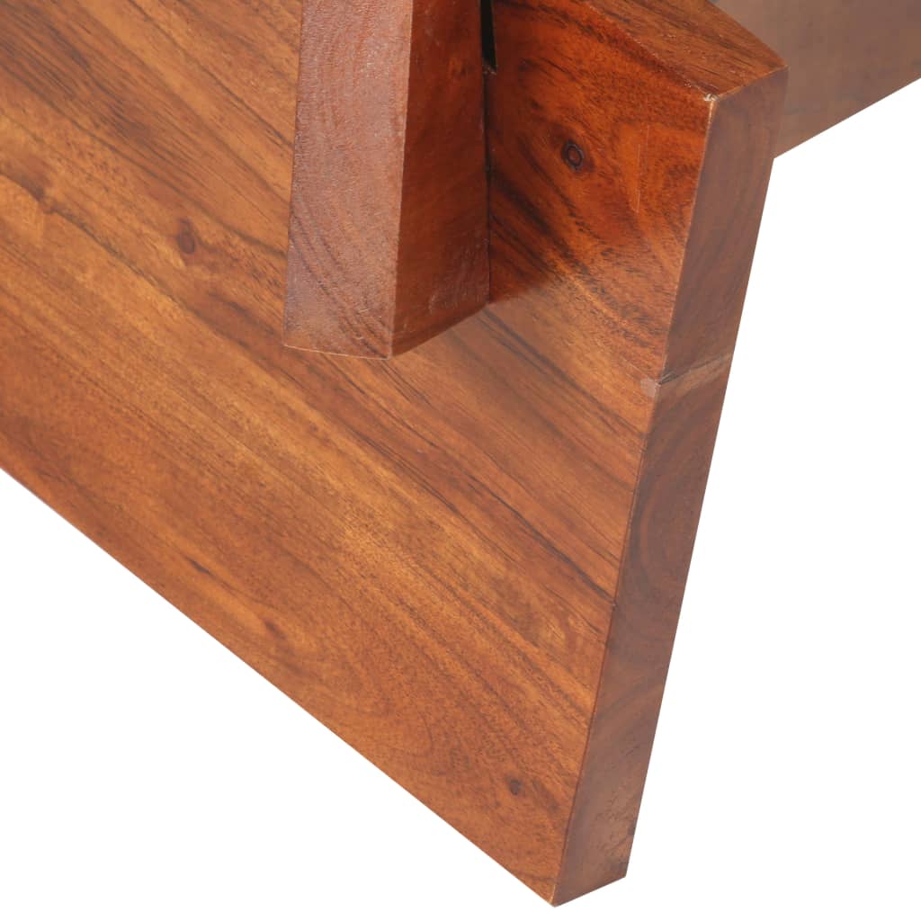Couchtisch 60 cm Massivholz Akazie