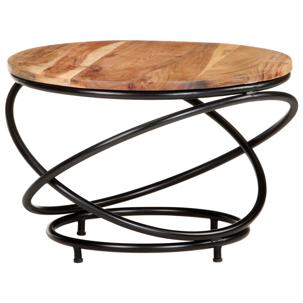 Couchtisch 60x60x40 cm Massivholz Akazie