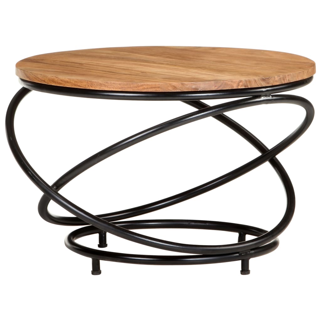 Couchtisch 60x60x40 cm Massivholz Akazie