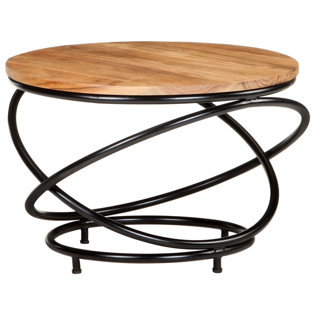 Couchtisch 60x60x40 cm Massivholz Akazie