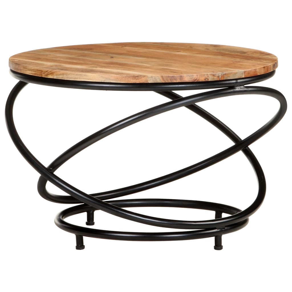 Couchtisch 60x60x40 cm Massivholz Akazie