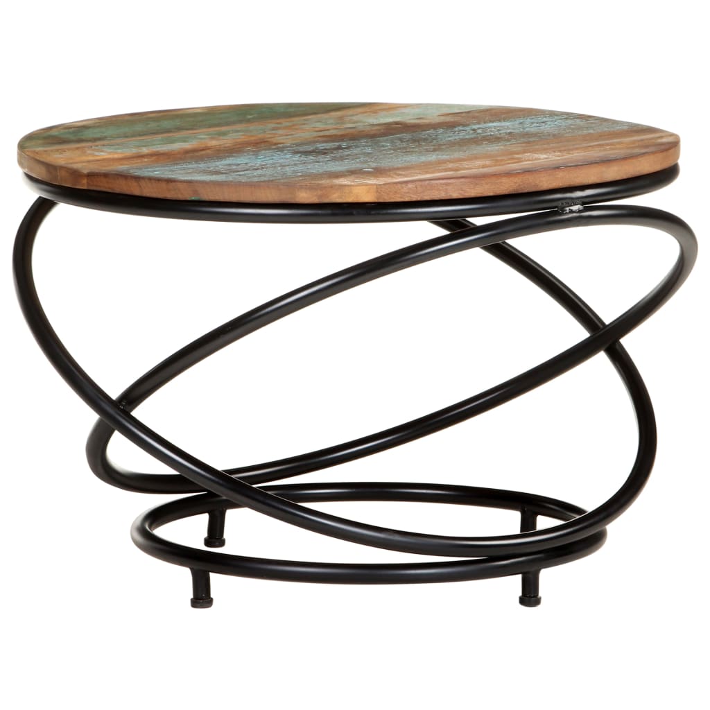 Couchtisch 60x60x40 cm Recyceltes Massivholz