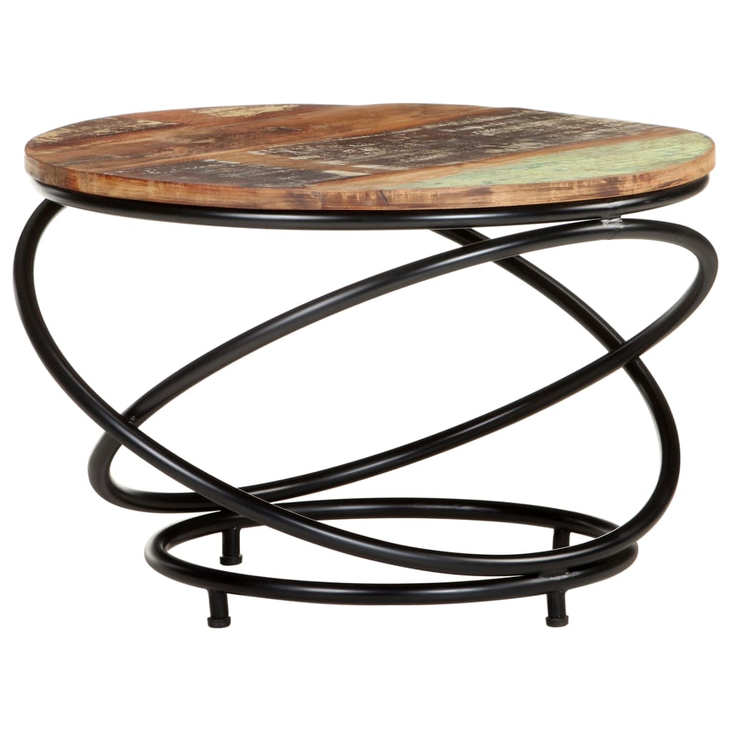 Couchtisch 60x60x40 cm Recyceltes Massivholz