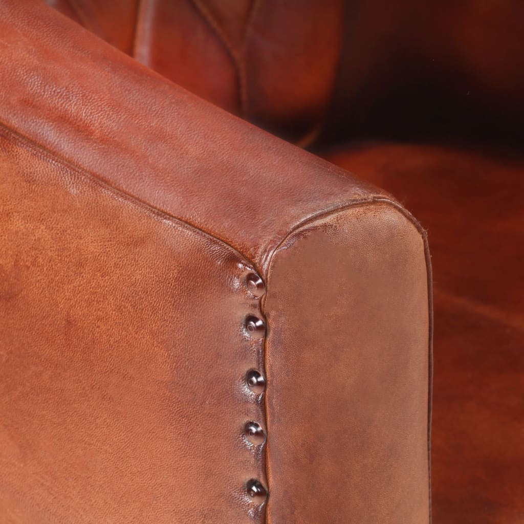 Sessel Braun Echtleder