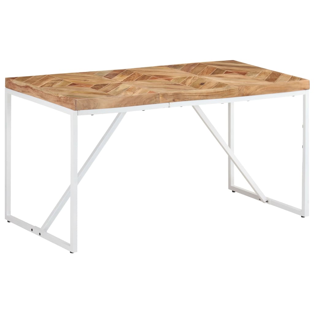 Esstisch 140x70x76 cm Massivholz Akazie und Mango