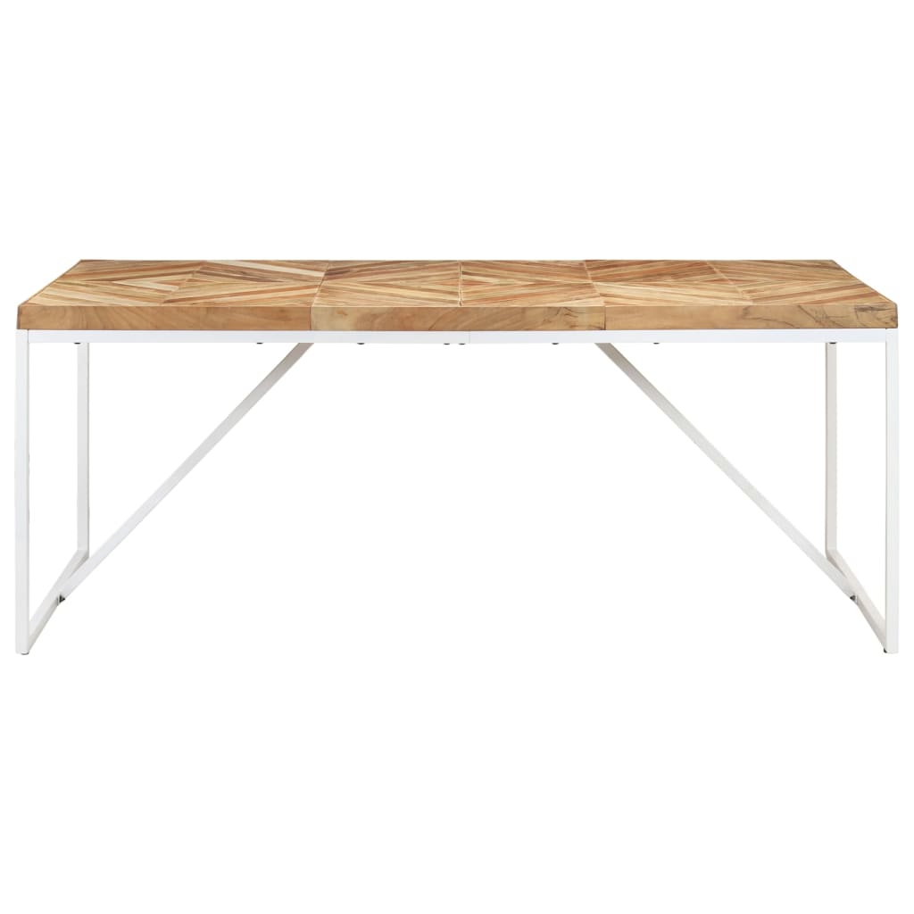 Dining table 180x90x76 cm acacia and mango solid wood