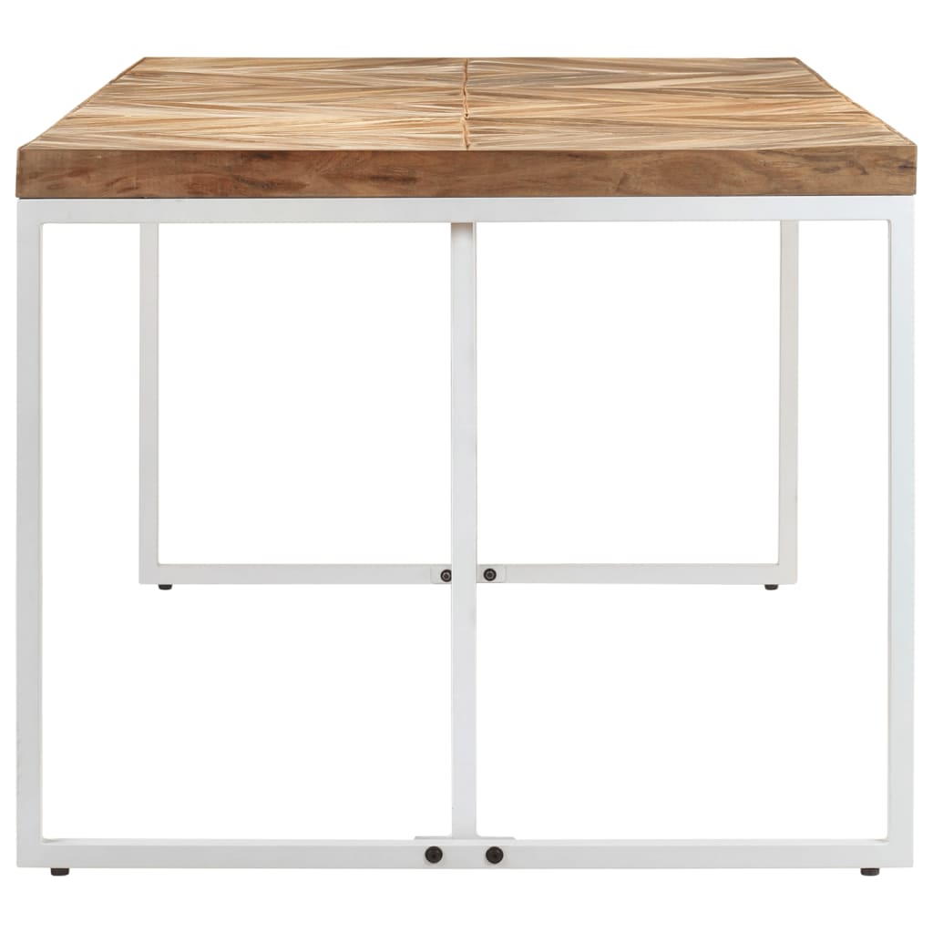 Dining table 180x90x76 cm acacia and mango solid wood