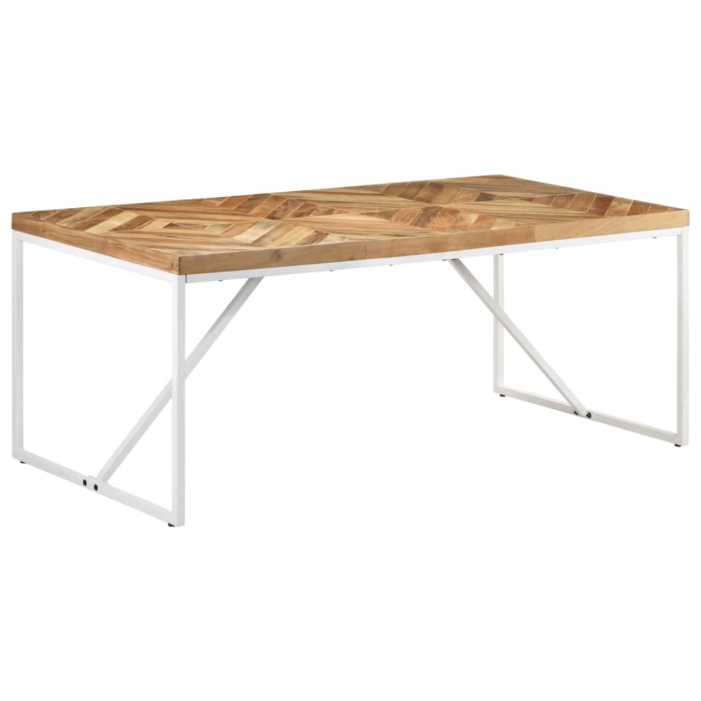 Dining table 180x90x76 cm acacia and mango solid wood