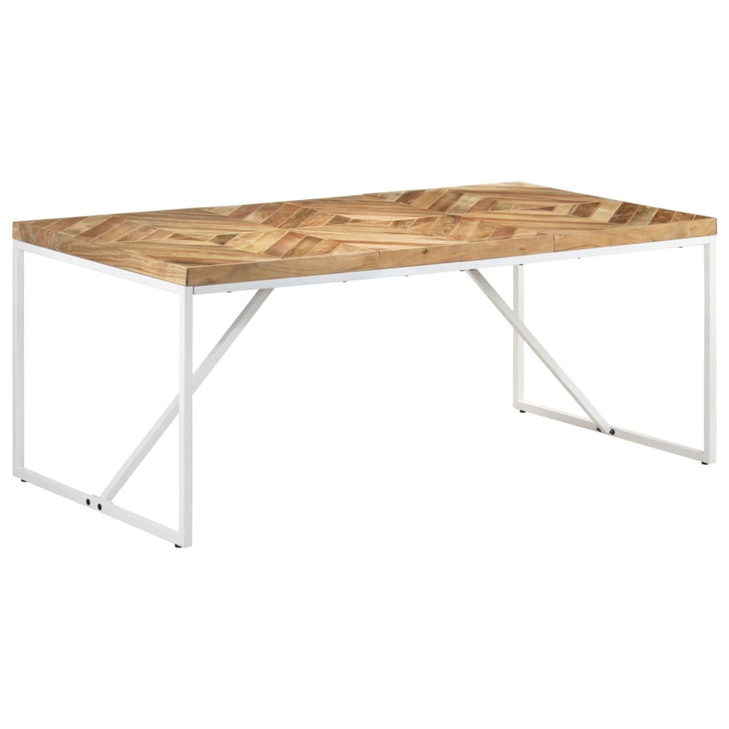 Dining table 180x90x76 cm acacia and mango solid wood