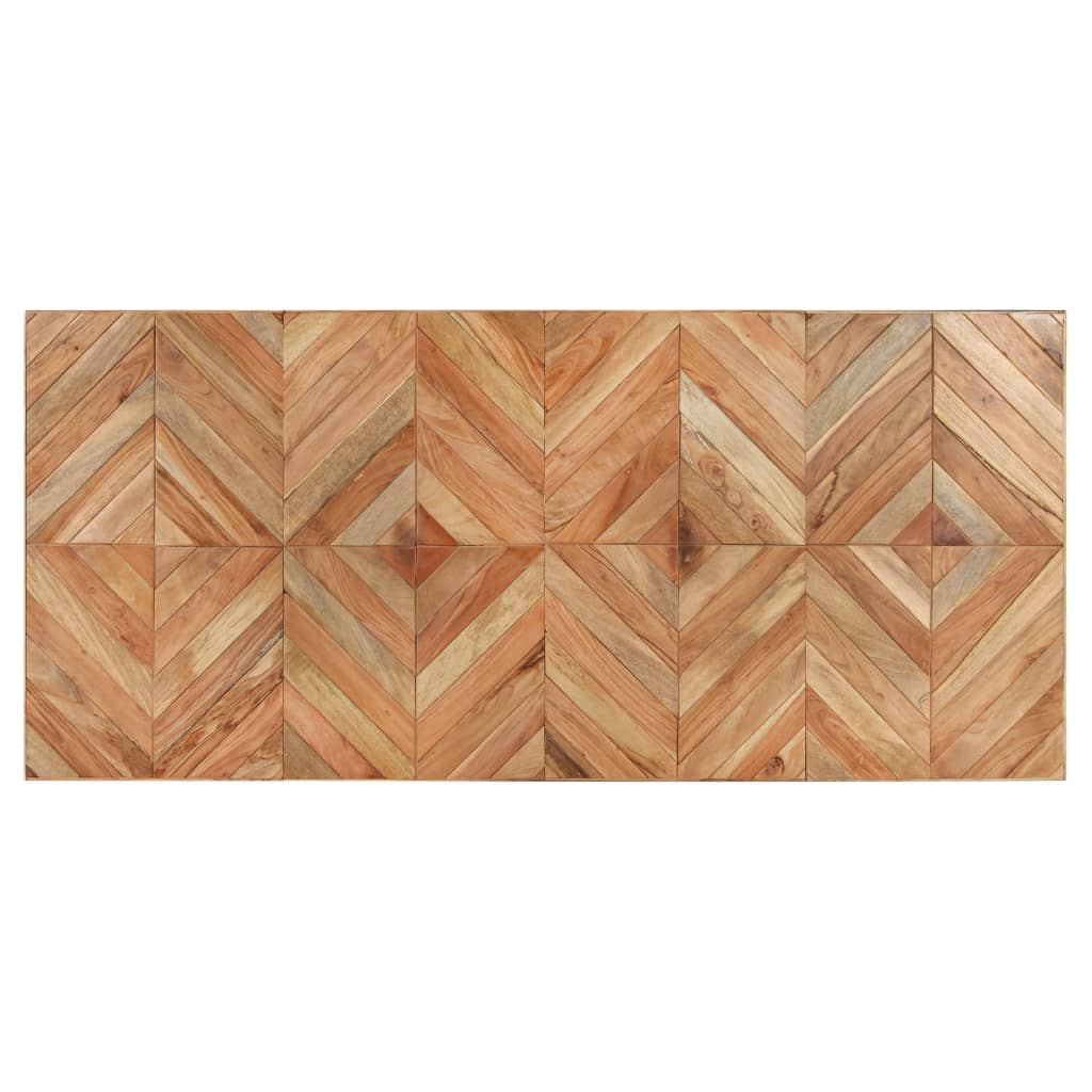 Dining table 200x90x76 cm solid acacia and mango wood