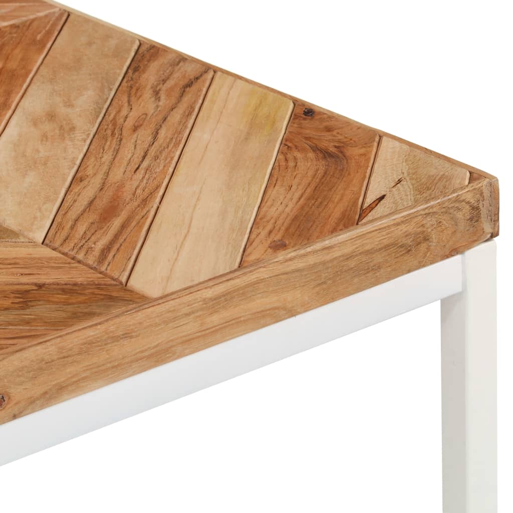Dining table 200x90x76 cm solid acacia and mango wood