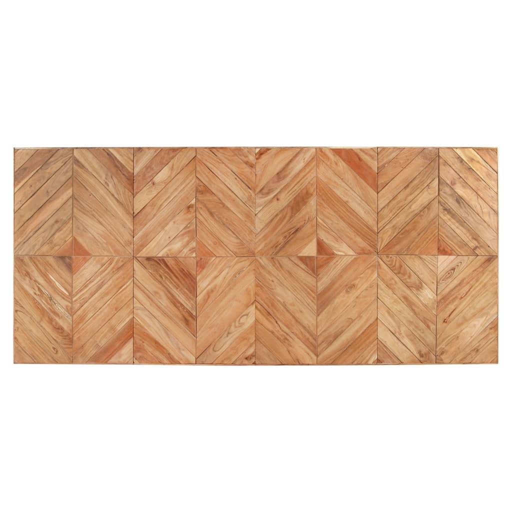 Dining table 200x90x76 cm solid acacia and mango wood