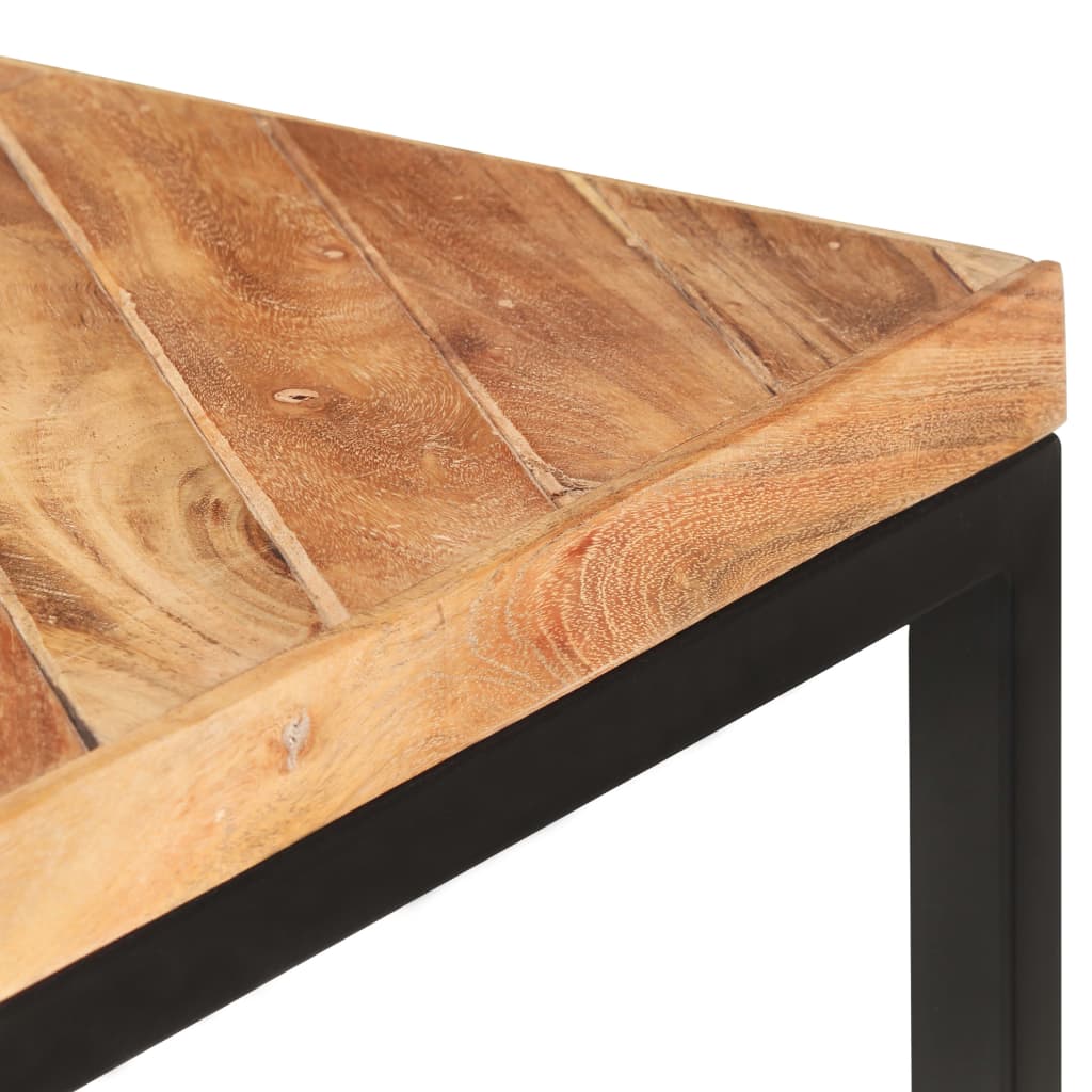 Dining table 200x90x76 cm solid acacia and mango wood